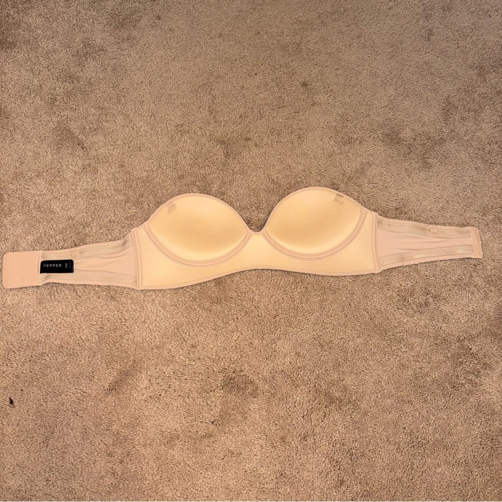 Pepper brand Strapless Bra — Boost Lift Up / Multiway —  36B — COLOR: Buff - Picture 8 of 16